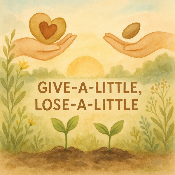 Give-A-Little, Lose-A-Little: Nurturing Big Change with Small Seeds