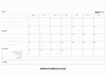 Load image into Gallery viewer, My Kiwi Garden 2026 Calendar
