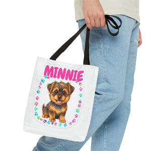 "I love my human" Custom Tote Bag