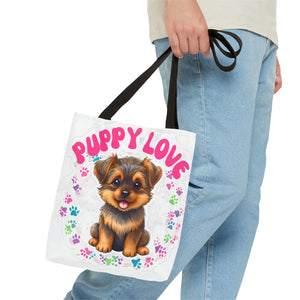 Cute Puppy Love Tote Bag - Perfect for Dog Lovers