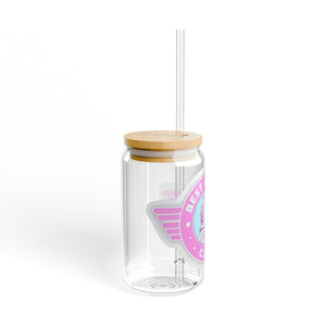 “Best Auntie Club”  Sipper Glass