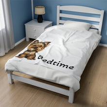 Load image into Gallery viewer, &quot;Bedtime&quot; Plush Blanket
