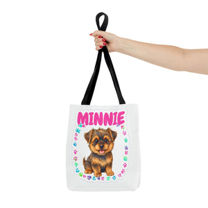 "I love my human" Custom Tote Bag