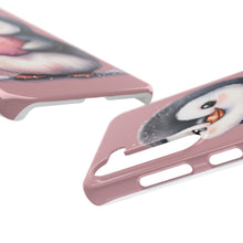 Load image into Gallery viewer, Cute Penguin Love Slim Phone Case - Perfect for Valentine’s Day &amp; Animal Lovers
