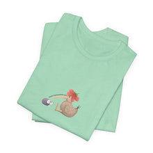 Load image into Gallery viewer, My Kiwi Garden T-Shirt with Kiwi and Hedgehog Design
