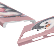 Load image into Gallery viewer, Cute Penguin Love Slim Phone Case - Perfect for Valentine’s Day &amp; Animal Lovers
