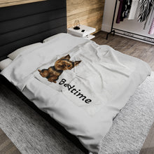 Load image into Gallery viewer, &quot;Bedtime&quot; Plush Blanket
