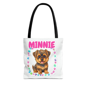 "I love my human" Custom Tote Bag