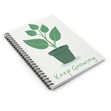 Load image into Gallery viewer, “Keep Growing” Spiral Notebook
