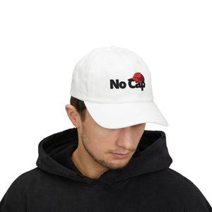 Trendy 'No Cap' Classic Dad Cap - Casual Headwear for Everyday Style