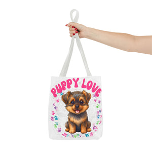 Cute Puppy Love Tote Bag - Perfect for Dog Lovers