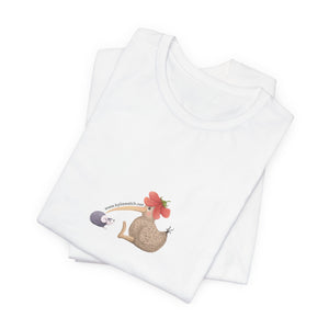 My Kiwi Garden T-Shirt with Kiwi and Hedgehog Design