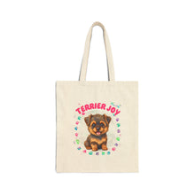 Load image into Gallery viewer, Cute Dog Lover Cotton Canvas Tote Bag - Terrier Joy &amp; Minnie Pet Accessories
