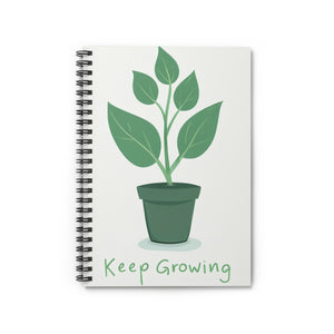 “Keep Growing” Spiral Notebook