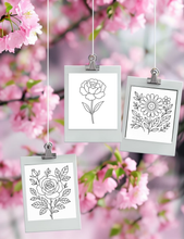 Load image into Gallery viewer, Dementia Friendly NZ Flowers Colouring Book

