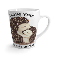 Load image into Gallery viewer, &quot;I Love You, Prickles and All&quot; Latte Mug
