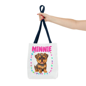 "I love my human" Custom Tote Bag