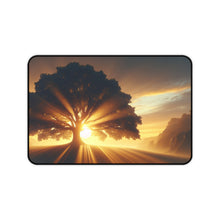 Load image into Gallery viewer, Serene Tree Sunset Desk Mat - Eco-Friendly Office Decor
