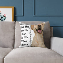 Load image into Gallery viewer, Dog Memorial Cushion, &#39;When You Miss Me&#39; Pillow, Comfort Gift for Pet Lovers, Home Decor, Sympathy Gift, Dog Lover Gift
