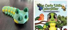 Load image into Gallery viewer, Curly Little Caterpillar Book with 3D Curly Caterpillar
