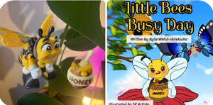 Little Bees Busy Day Book with 3D Little Bee with Honey Pot