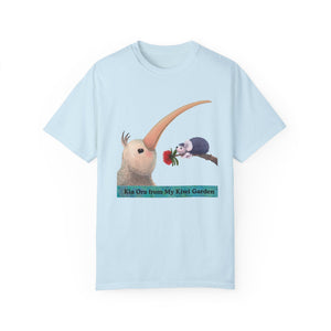 Kia Ora Kiwi Garden Unisex T-shirt | Cute Animal Design | Perfect Gift for Nature Lovers