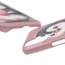 Load image into Gallery viewer, Cute Penguin Love Slim Phone Case - Perfect for Valentine’s Day &amp; Animal Lovers
