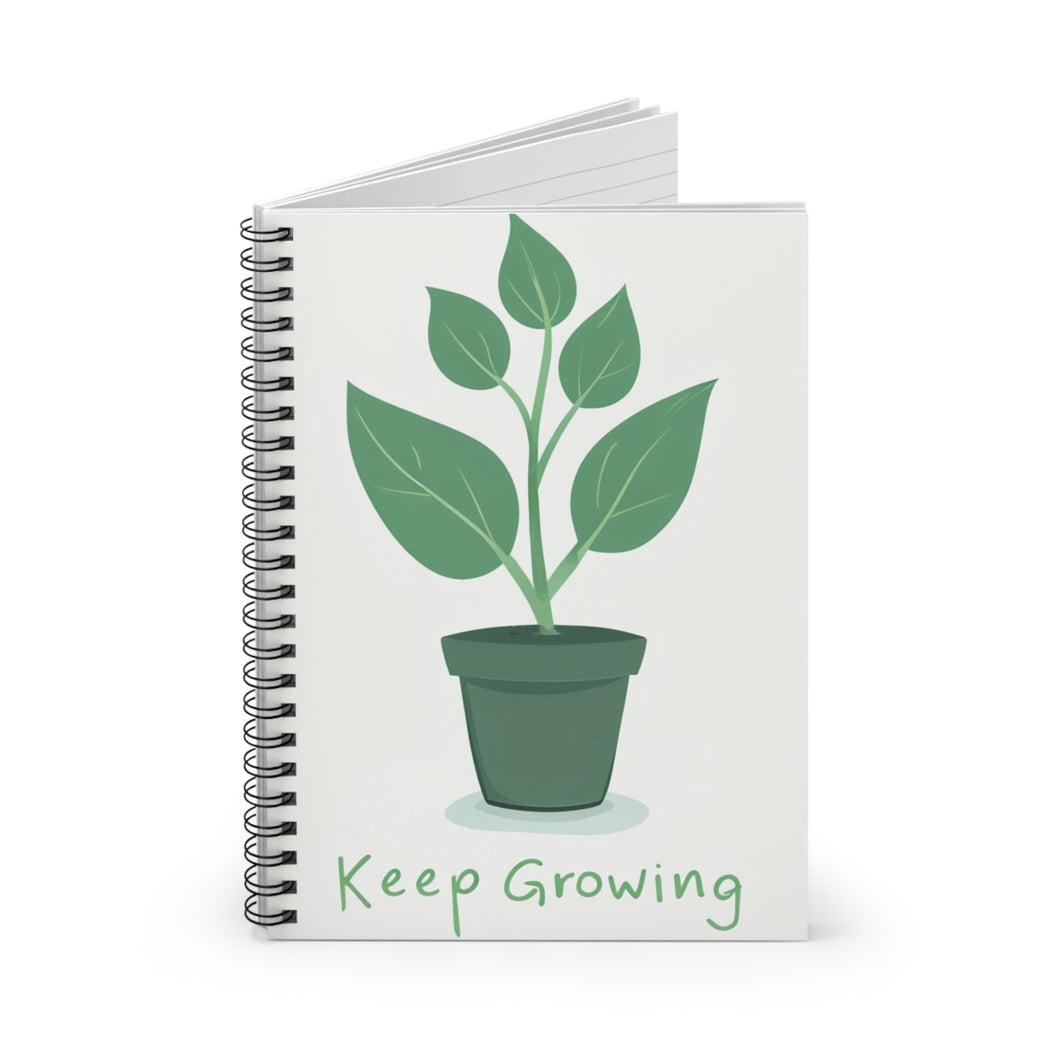 “Keep Growing” Spiral Notebook