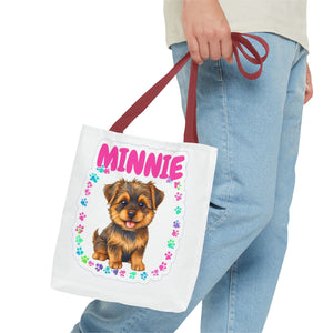 "I love my human" Custom Tote Bag