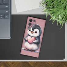 Load image into Gallery viewer, Cute Penguin Love Slim Phone Case - Perfect for Valentine’s Day &amp; Animal Lovers
