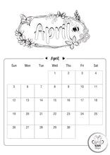 Load image into Gallery viewer, 2026 Colouring Wall Calendar
