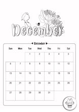 Load image into Gallery viewer, 2026 Colouring Calendar Printables
