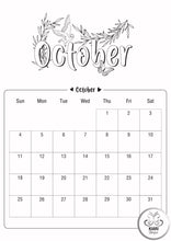 Load image into Gallery viewer, 2026 Colouring Wall Calendar
