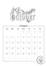 Load image into Gallery viewer, 2025 Colouring Wall Calendar
