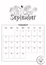 Load image into Gallery viewer, 2026 Colouring Calendar Printables
